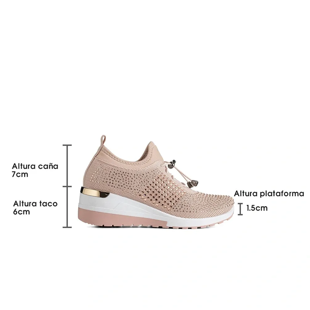 ZAPATILLAS PLATAFORMA MUJER ROSADO WEIDE TFA98Z