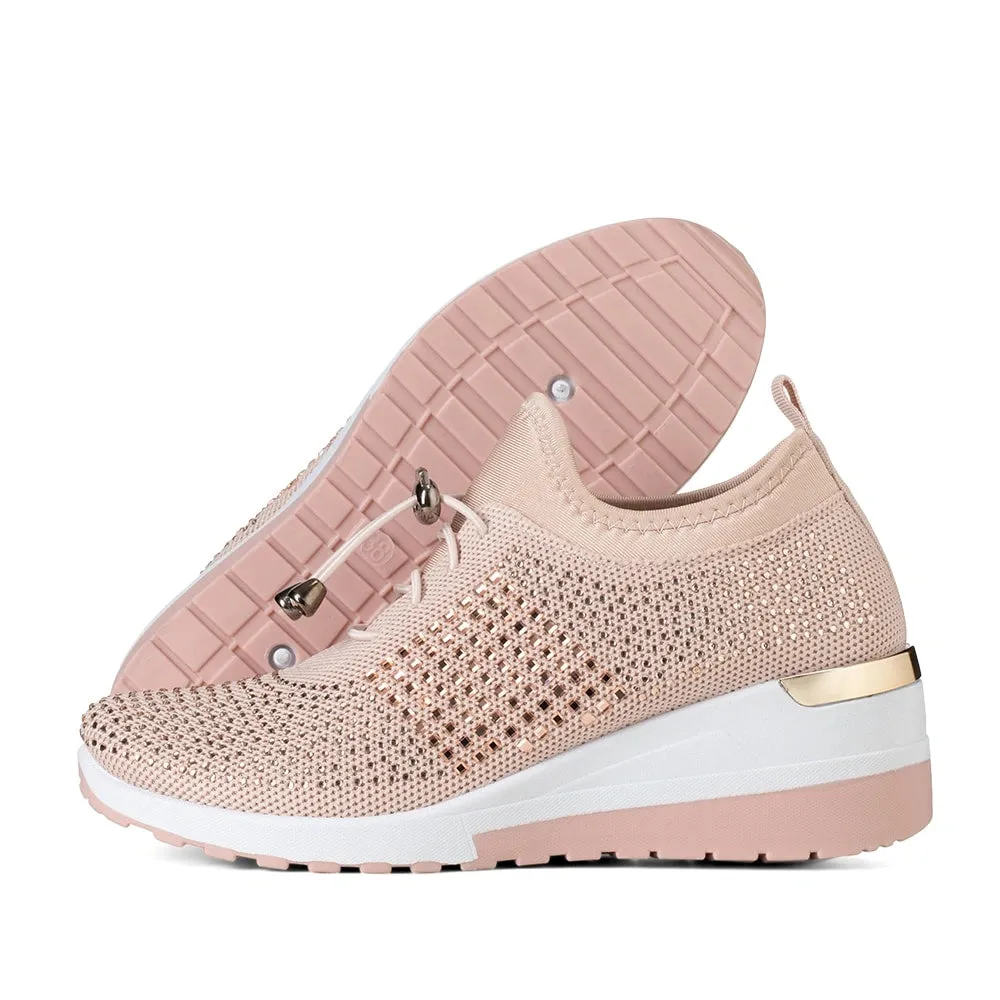 ZAPATILLAS PLATAFORMA MUJER ROSADO WEIDE TFA98Z