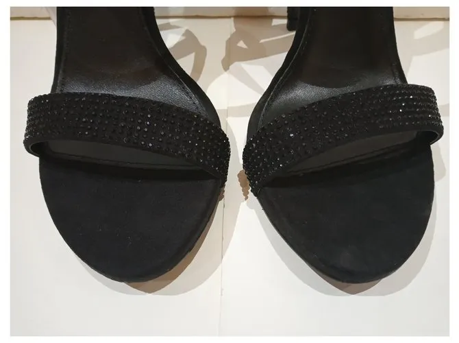 Zara Sandalias Negro 