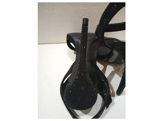 Zara Sandalias Negro 